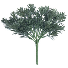 30cm Faux Cypress Bush Plant Stems (Set of 3)