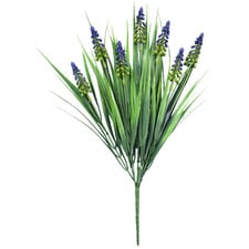 50cm Faux Dense English Lavender Stem