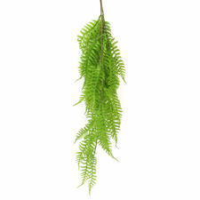 80cm Faux Hanging Fresh Green Boston Fern