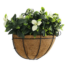 35cm Fortier Faux Jasmine in Basket