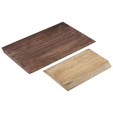 2 Piece Darcy Mango Wood Serving Board Set