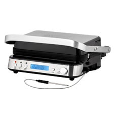 Stainless Steel Electric Grill with Temperature Probe