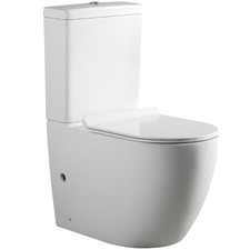 Alexander-R Ceramic Rimless Toilet Suite