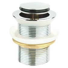 32mm Darma Chrome Unslotted Basin Pop-Up Waste