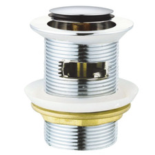 32mm  Darma Chrome Slotted Basin Pop-Up Waste