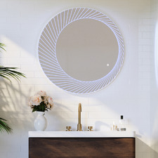 Bucciano Round LED Bathroom Wall Mirror