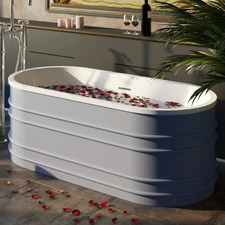 Grey Bucciano 1675mm  Freestanding Bath