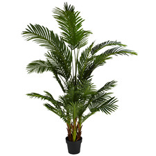 180cm Potted Faux 5 Stem Areca Palm Plant