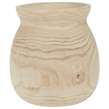 Wray 27cm Paulownia Wood Vase