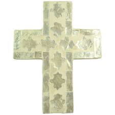 Cheyenne Inlay Cross Ornament
