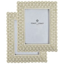 Wategos 4 x 6" Sandstone Photo Frames (Set of 2)
