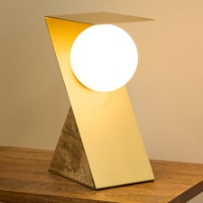 Zita Travertine Table Lamp