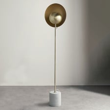 Malcolm Iron & Cement Floor Lamp