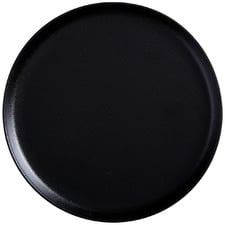 Black Caviar High Rim 28cm Porcelain Dinner Plate