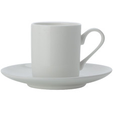 Cashmere Straight Espresso Cups & Saucers (Set of 4)