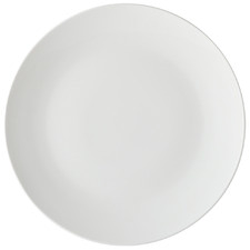 White Basics 23cm Porcelain Coupe Entree Plates (Set of 4)