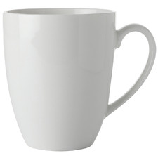 White Basics 450ml Porcelain Coupe Mugs (Set of 4)
