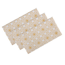 Gold Starry Night Cotton Napkins (Set of 3)