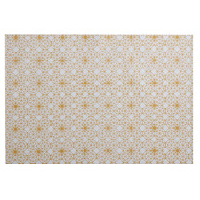 Gold Starry Night Cotton Placemat