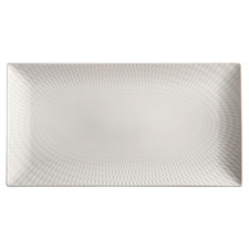 White Basics Diamonds 35 x 19cm Porcelain Platter