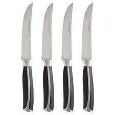 Black Stanton Japanese Steel Steak Knives (Set of 4)