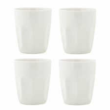 White Basics 200ml Latte Cups (Set of 4)