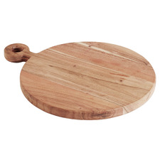Menara Round Acacia Wood Serving Paddle