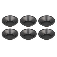 BakerMaker Non-Stick 10.5cm Round Pie Dishes (Set of 6)