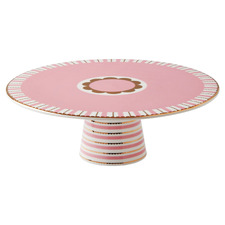 Teas & C's Regency 28cm Porcelain Footed Cake Stand
