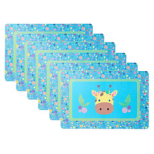 Maxwell & Williams Kids' Kasey Rainbow Critters Placemats (Set of 6)