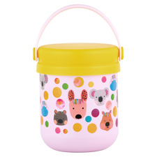 Maxwell & Williams Pink Kasey Rainbow Critters 300ml Insulated Food Container