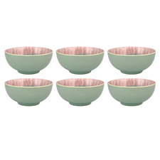Rice Rice Baby I Porcelain Bowls (Set of 6)