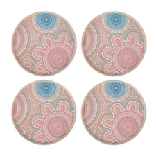 Lou Martin 20cm Melamine Serving Plates (Set of 4)
