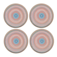 Lou Martin 25.5cm Melamine Serving Plates (Set of 4)