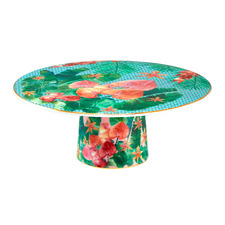 Teas & C's Tropicana 20cm Porcelain Footed Cake Stand