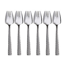 Diamonds Stainless Steel Buffet Forks (Set of 6)