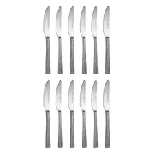 Diamonds Stainless Steel Entree Knives (Set of 12)