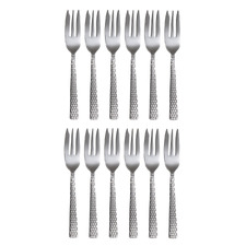Diamonds Stainless Steel Cake Forks (Set of 12)