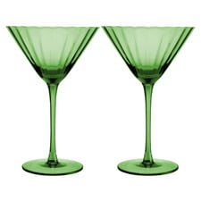 Wicked 258ml Ribbed Martini Glass (Set of 2)