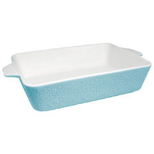 Blooms Rectangular Porcelain Baking Dish