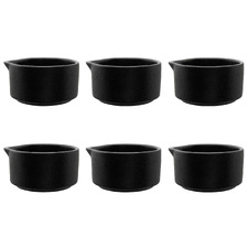 Caviar 130ml Porcelain Sauce Pourers (Set of 6)