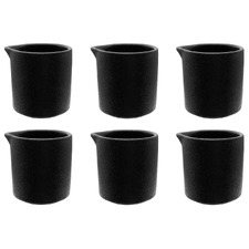 Caviar 180ml Porcelain Pourer Jugs (Set of 6)