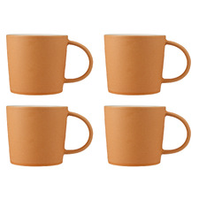 The Mug Club Mono 400ml Stoneware Mugs (Set of 4)