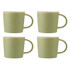 The Mug Club Mono 400ml Stoneware Mugs (Set of 4)