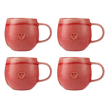 The Mug Club Amore Snug 460ml Stoneware Mugs (Set of 4)