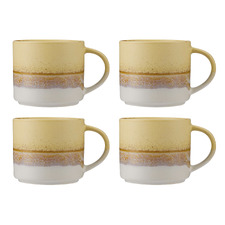 The Mug Club Earthy 370ml Stoneware Mugs (Set of 4)