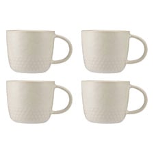 The Mug Club Nordic Dot 400ml Stoneware Mugs (Set of 4)