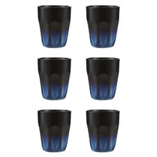 Caviar Midnight 250ml Porcelain Latte Cups (Set of 6)