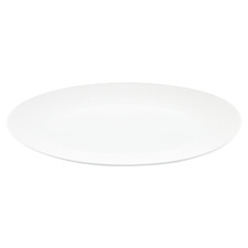 White Basics Diamonds Porcelain Oval Platter