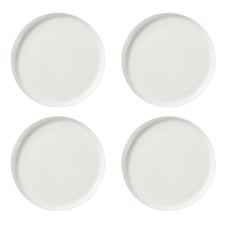 White Basics High Rim 20.7cm Porcelain Side Plates (Set of 4)